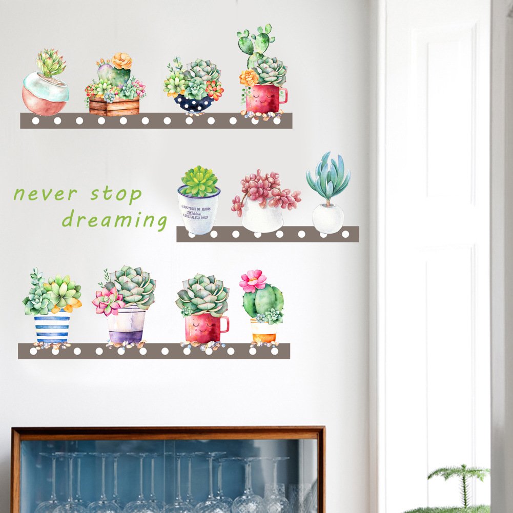 Best wall decals for living room plants