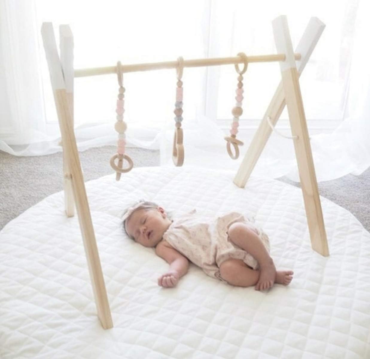 Rose Marbeine Portique Deveil Jouet En Bois Jeux De Gymnastique Societe Gym De Jeu Pour Bebe 3pcs Pendentifs Jeux De Plein Air Et Sports Jeux Et Jouets Centroarco Com