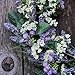 The Wreath Depot Bishops Lace Spring Front Door Wreath 24 inch, Full Spring Wreath Designed in USA, Beautiful White Gift Box, Handcrafted Summer Wreath