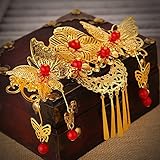 Chinese Style Tassel Bride Hair Comb Wedding Jewelry for Women