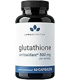 The Vitamin Shoppe Reduced Gluthathione 500MG, Antioxidant Supplement that (60 Capsules) : Health & Household