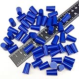 (50) 11/32" X 7/16" High Temp Silicone Rubber Tapered Stopper Plugs for Powder Coating Custom Painting Masking Supplies