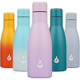 BJPKPK Insulated Water Bottle 12oz Small Stainless Steel Water Bottles Reusable Metal Thermal Keep Cold and Hot,Dreamy Purple