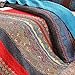 Exclusivo Mezcla Bohemian Quilt Set King Size, Lightweight Quilted Bedspread/Coverlet/Bed Cover/Bedding Set with Colorful Print Pattern (Red and Blue, 96x104)