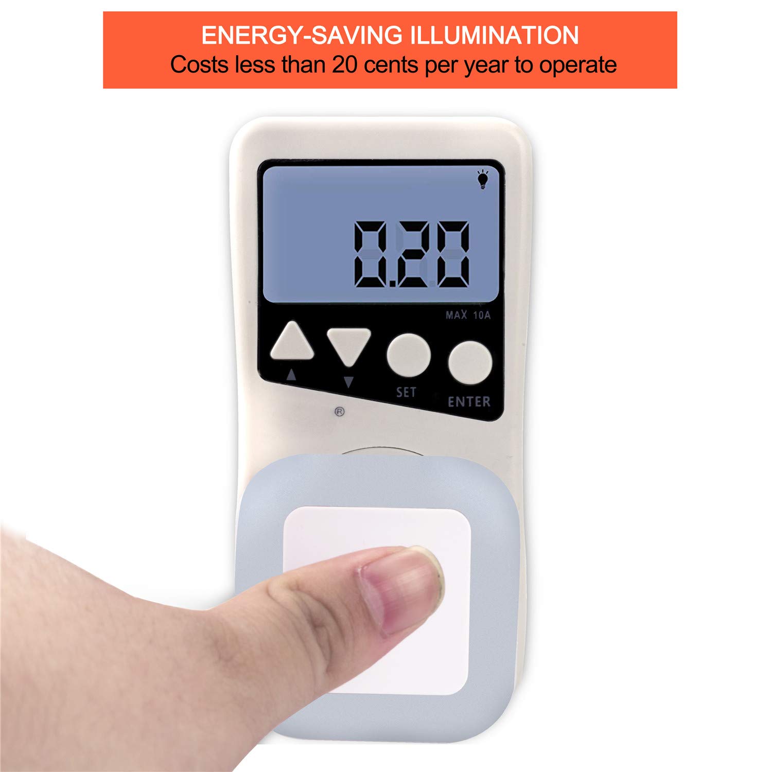 Uigos LED Night Light Lamp with Smart Sensor Dusk to Dawn Sensor, Daylight White, 0.5W Plug-in, 6-Pack: Baby