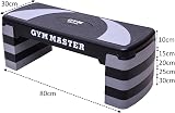 GYM MASTER Adjustable Step Aerobics Platform - 5 Levels 80x30cm 150kg view 7