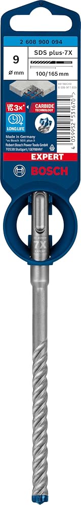 Bosch EXPERT SDS plus-7X Hammer Drill Bit 9 mm 100 x 165 mm view 2