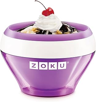 Zoku Purple Ice Cream Maker, Instant Ice Cream Maker