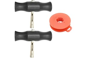 ZUDKSUY Windshield Cut-Out Wire Handle, Black Car Windshield Removal Tools Kit, Plastic Windscreen Window Glass Cutting Wire 