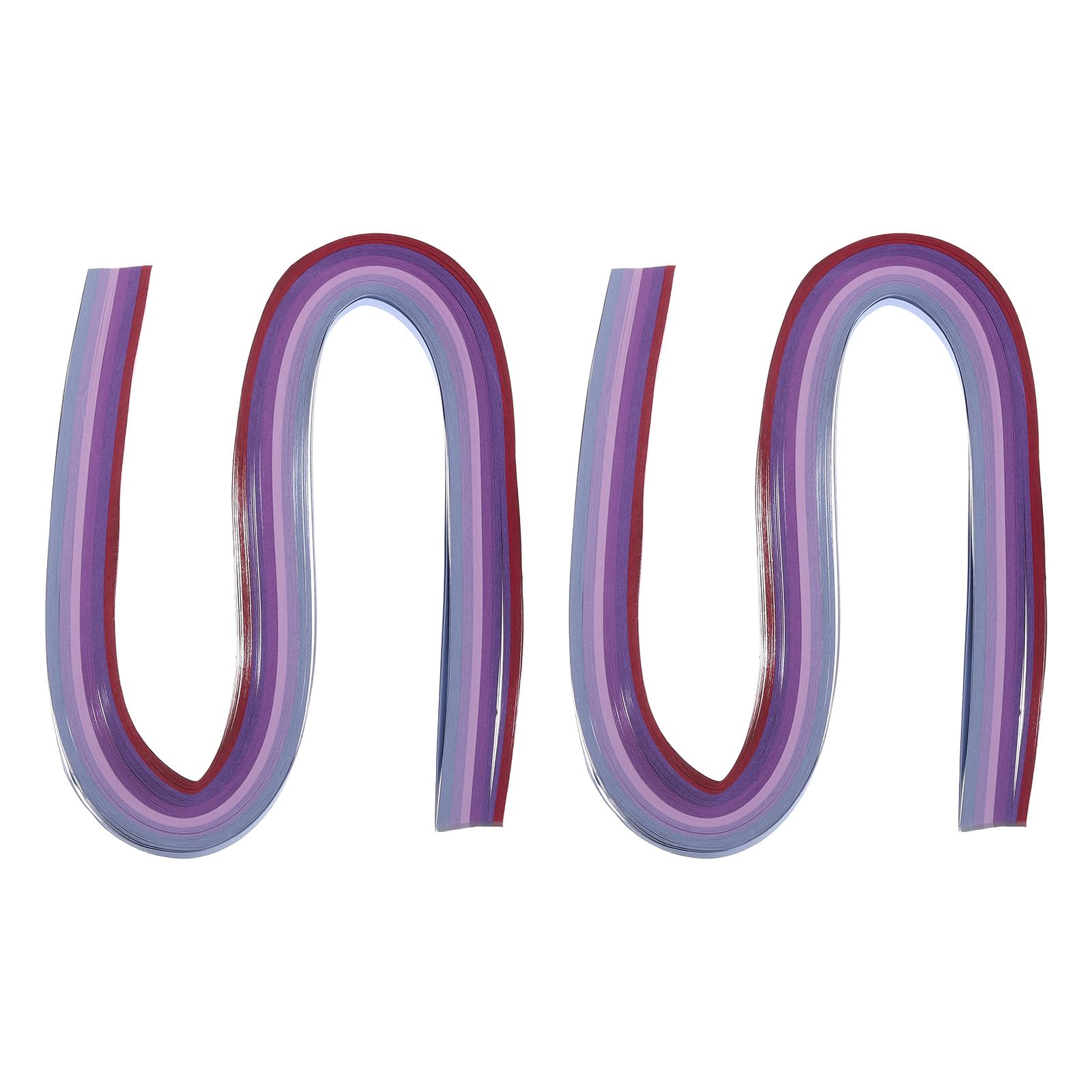 PATIKIL 240pcs Rainbow Quilling Strips Paper 3/16"(5mm) 54cm Origami Paper Quilling Strip for Art DIY Craft Christmas, Purple