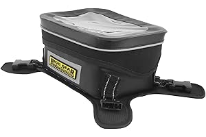 NELSON-RIGG Nelson Rigg Waterproof Hurricane Dual Sport/Enduro Tank Bag, Black/Grey