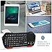 iClever Computer Keyboards Mini Portable Wireless Rechargeable Bluetooth Keyboard with Mouse Touchpad Backlit