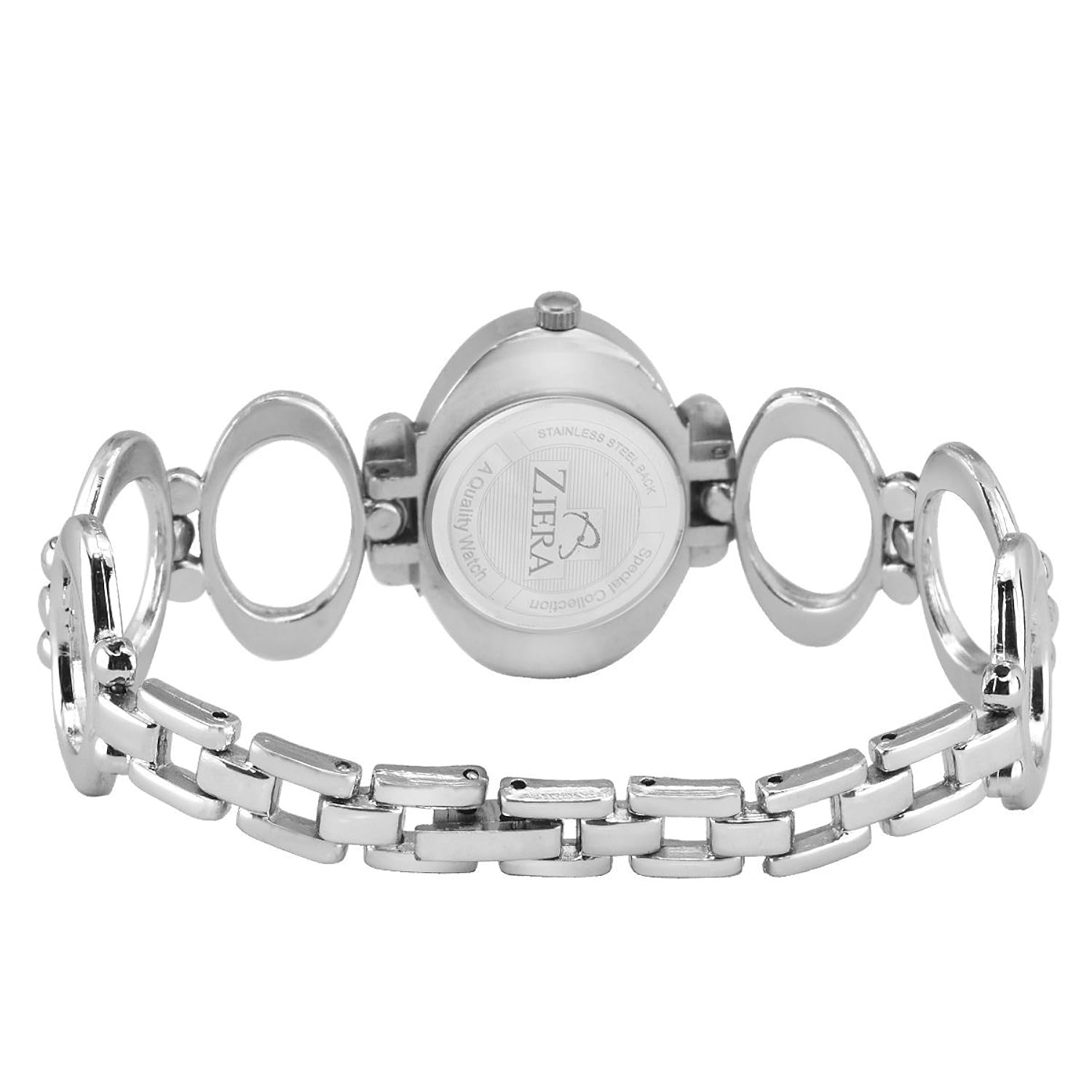 ziera analogue black dial men's & women's couple watch (zr2885-zr8001)