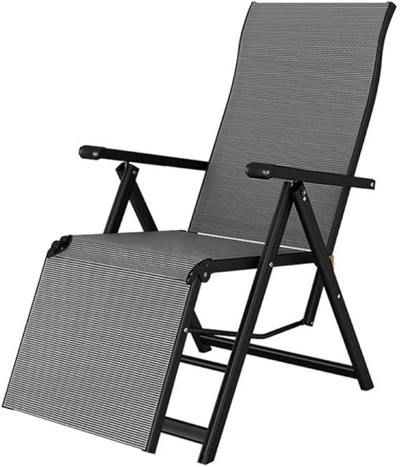 Y&MoD Silla Plegable de Aluminio tapizada y con Respaldo Alto,Respaldo