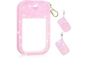 Giramika Silicone Case Compatible with Touchland Hand Sanitizer Spray, Protective Case for Spray 1FL. OZ., Sparkling Pink