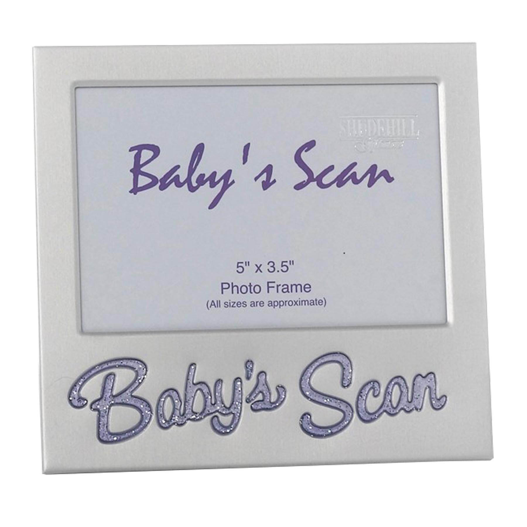 Baby Scan Photo Frame 5' x 3.5' with Glitter Wording 8797