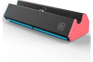 IPLYGAM TV Dock Station for Nintendo Switch/OLED,Portable Switch Charging Docking Station for TV with 4K HDMI Adapter/Type C Port/USB Port, Switch Travel Mini Dock Work for Nintendo Switch Accessories, black