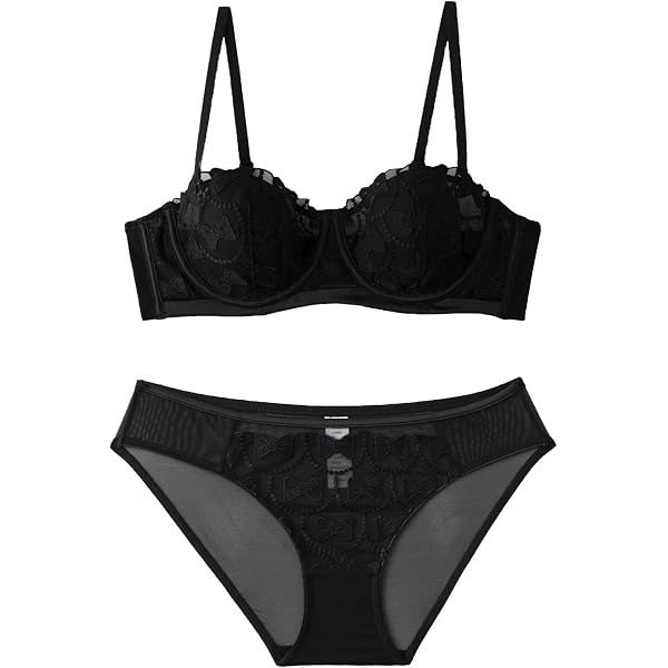 Bra And Panty Set SWBREETY Women's Push Up S Lace Lingerie 2 Piece Bra And Thong Set Underwire Bra Victoria's Secret