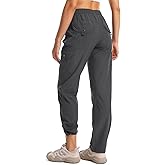 Asfixiado Womens Hiking Pants Quick Dry Lightweight UPF 50 Travel Golf Pants Work Camping Outdoor Cargo Pants Pockets