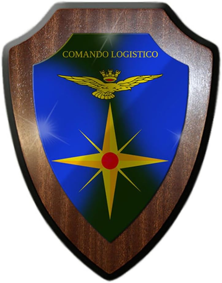 ALFASHIRTALFASHIRT AEROLOG Commando logistico dell'Aeronautica Militare Italy Badge Coat of arms Emblem Panel Souvenir - Escutcheon/Wall Sign