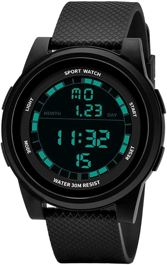 Amazon 防水メンズマルチ機能電子時計アウトドアスポーツ特殊部隊ステンレス鋼レザー クォーツウォッチ超薄型 防水 アナログクオーツ腕時計 メンズ レディース スポーツ腕時計 ビジネス 電子 腕時計スポーツウォッチ 電子 メンズ腕時計 腕時計 通販