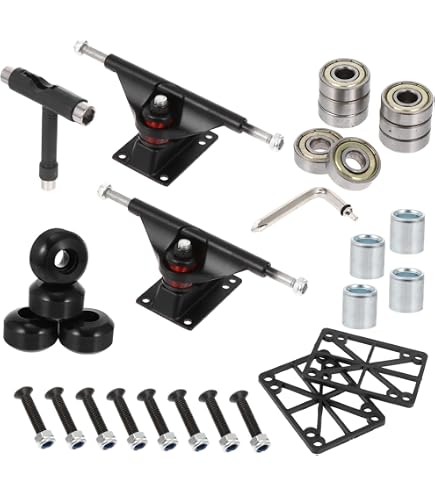 Caliber Trucks Cal II 50° RKP Longboard Trucks - Set of Two (Black