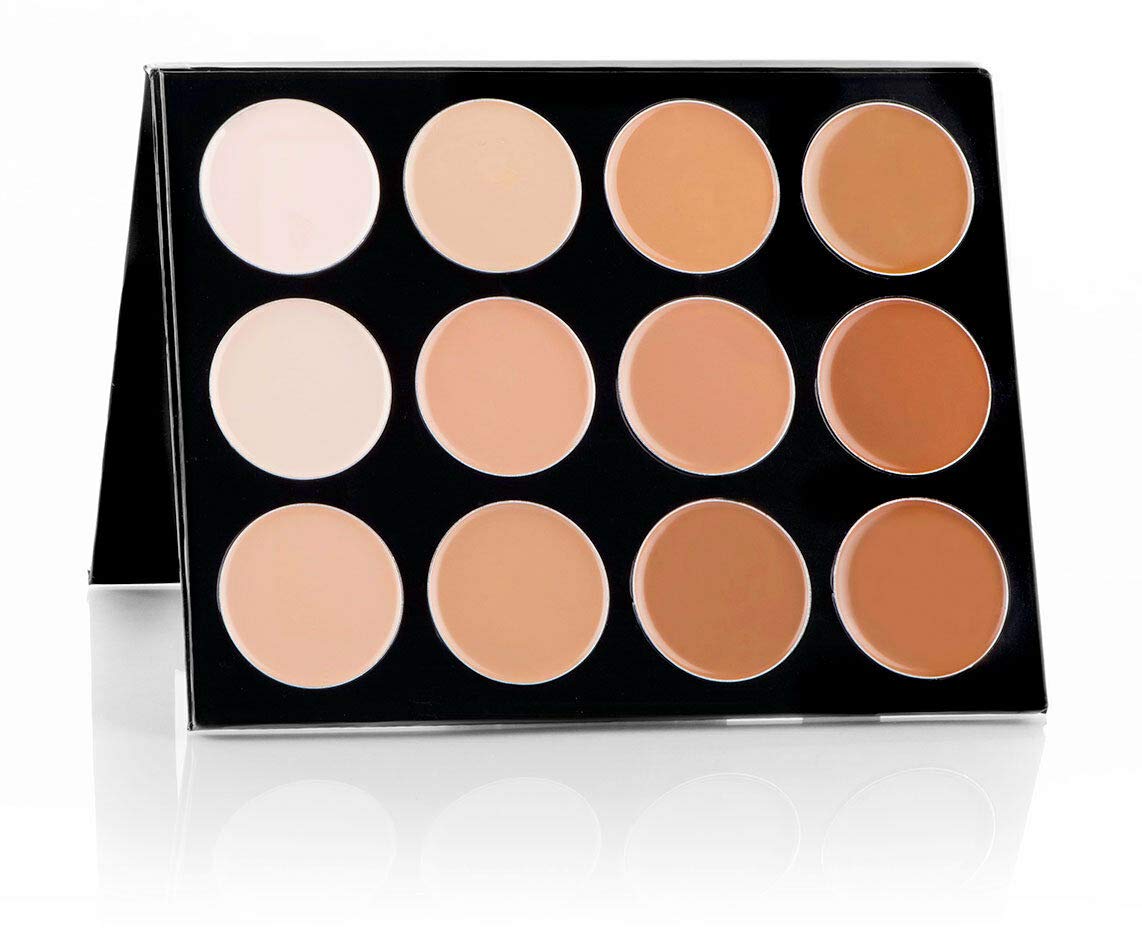 Mehron Makeup Celebre Pro-HD Cream Contour & Highlight Palette (12 Colors)