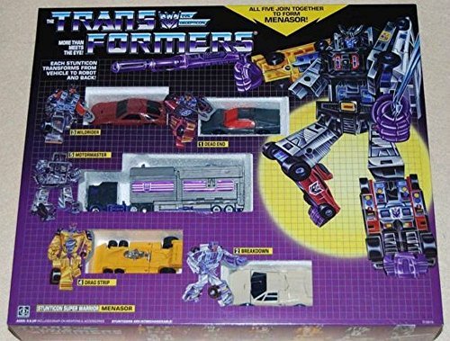 BRAND NEW TRANSFORMERS G1 MENASOR STUNTICONS GIFT SET REISSUE