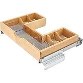 Rev-A-Shelf Wood Vanity Sink Cabinet Pullout Organizer
