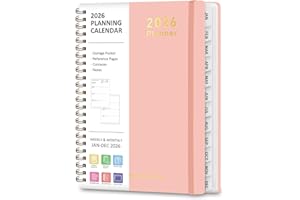 2026 Planner, Weekly and Monthly Calendar Academic Planner, Jan 2026 - Dec 2026, Planning Agenda Book for Desk Accessories an