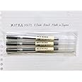 Muji Gel Ink Ballpoint Pen, Black, 0.5mm, 3 Pens (Japan Import)