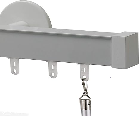 Infinette Nexgen Single Traverse Window Curtain Rod Set With