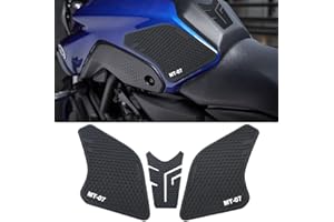 Wodpice Motorcycle Gas Tank Protectors for MT 07, Non-Slip Fuel Tank Sticker, Waterproof Fuel Tank Side Traction Pad for MT-07 MT07 MT 07 2021 2022