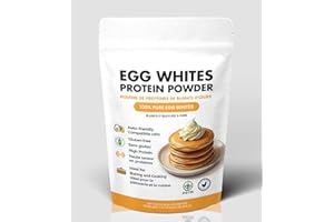 Norm Egg Whites Protein Powder for Baking & Cooking, 7.05 OZ/ 200 gram – Pasteurized, Pure, Unflavored Egg Whites Powder, Glu