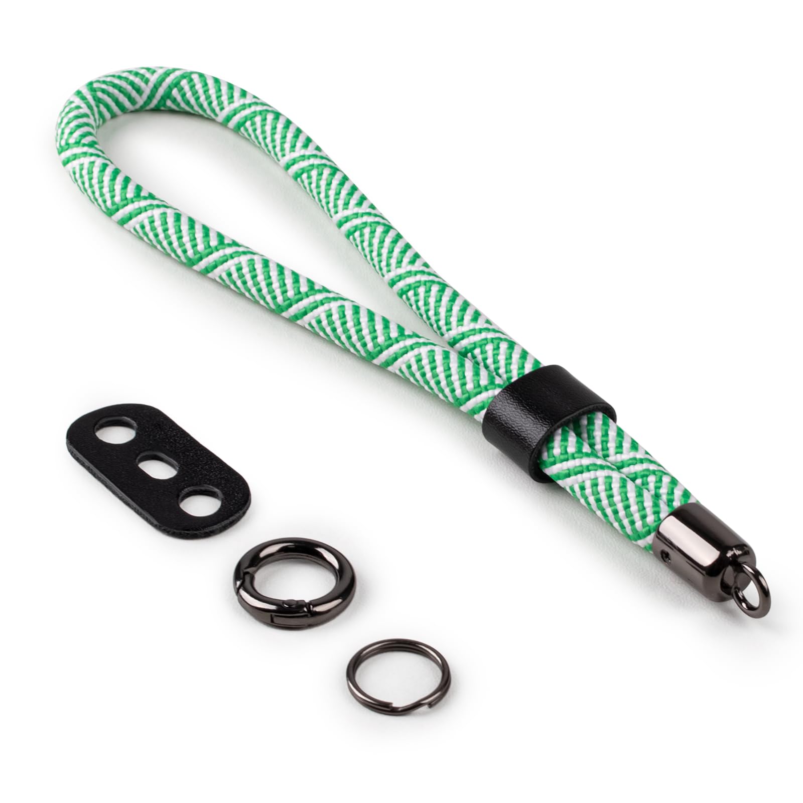 VOVMOEYA Camera Wrist Strap Rope,Camera Hand Strap Compatible with Fujifilm XT5 XH2S Nikon Z30 Z50 Canon EOS R6 R10 R50 Sony A6700 A6400 A6000 A7C II A7IV DSLR Camera - Striped Green