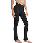 ODODOS Cloud Feeling Straight Leg Pants with Back Pocket for Women, High Waist Casual Lounge Yoga Pants- 28" / 30" Inseam