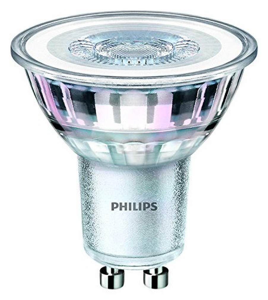 Philips LED Classic Warm White Spot Light, Glass, GU10, 4.59 W, Pack of 3