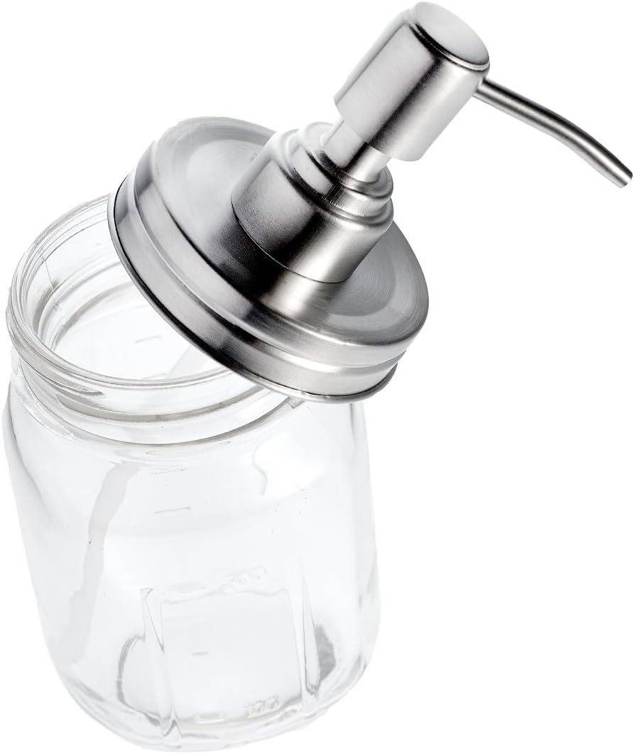 2 X Smiths Soap Dispenser Lid and Pump Two in Each Pack Fits All Standard Mouthed Mason Jars (Mason Jar Not Included)