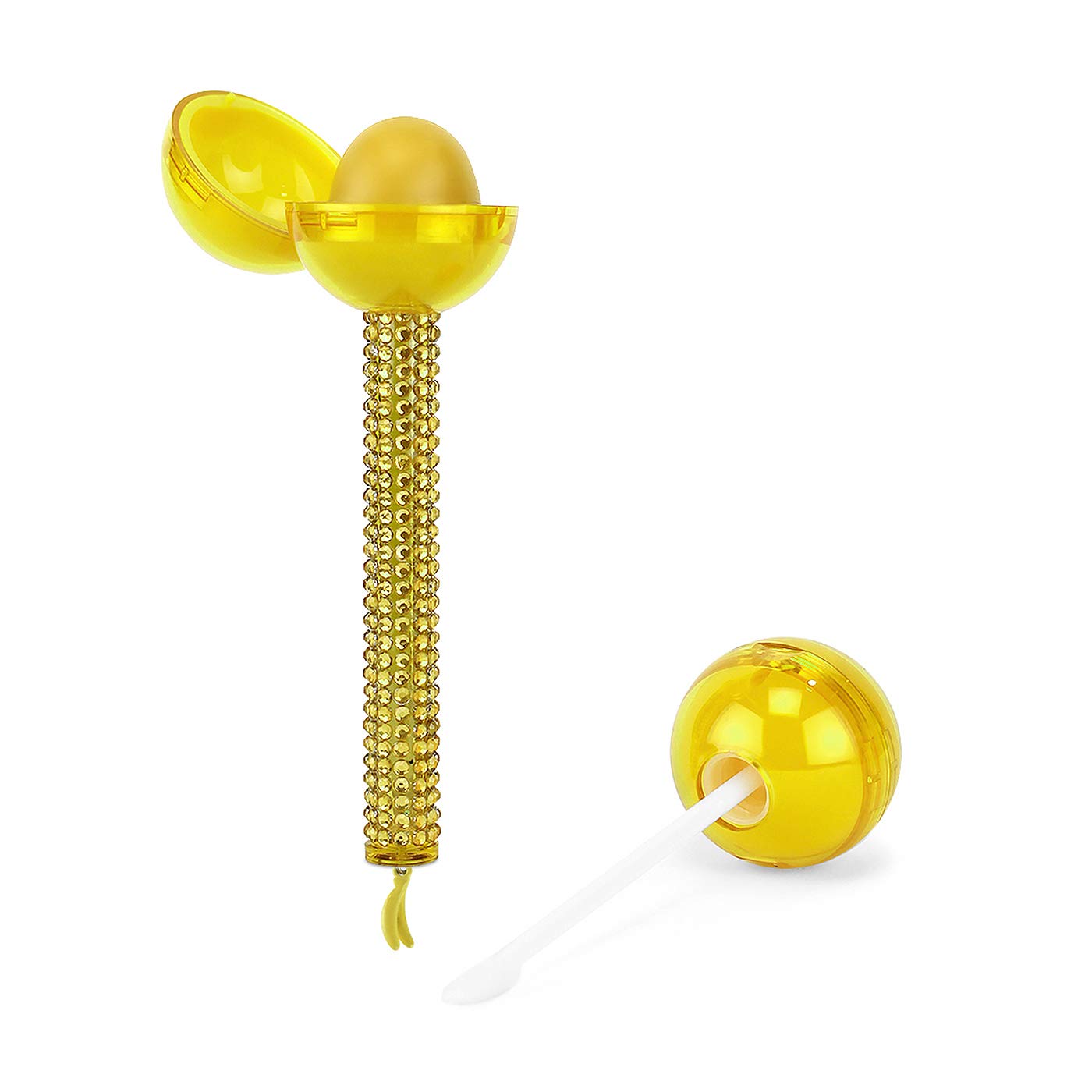 Glossy Pops | Clear Lip Balm & Lip Gloss Combo | TGI Fruity Collection (Banana Scent - Banana Charm)