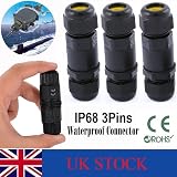 PaulStore Outdoor Waterproof IP68 Electric Cable Wire Junction Box Connector view 6