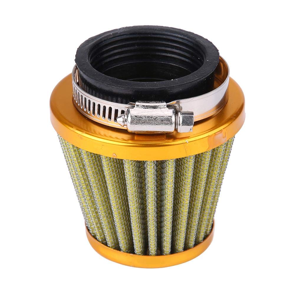 44mm Motorcycle Air Filter for Gy6 ATV Quad 4 Wheeler Go Kart Scooter Moped (Yellow) air filter 44mm air filter