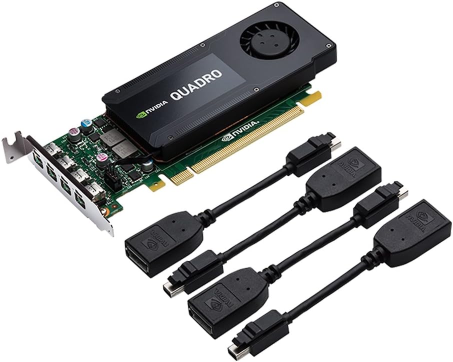 PNY Graphics Card NVIDIA QUADRO K1200 Display Port 4GB DDR5, black - Image 3