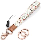 Rimilak Wristlet Keychain, Wrist Lanyard Key Chain for Women Men Car Keys ID Badges Card Wallet Phone Camera