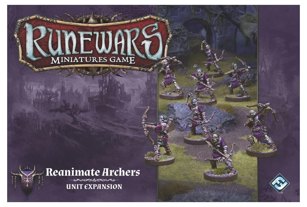 Fantasy Flight Games FFGRWM08 Rune Wars Reanimate Archers Expansion Pack Miniatures Game — image 1