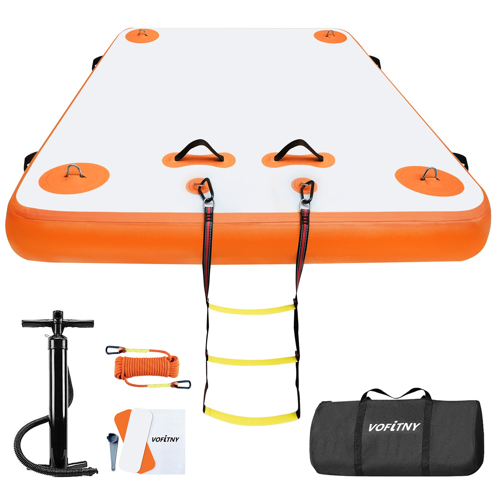 MISSING PUMP/CARRY CASE**VOFiTNY Inflatable Floating Dock Air Platform ...