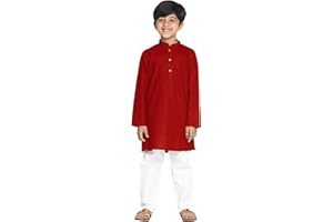 Chandrakala Kids Kurta Pyjama Set for Boys Indian Traditional Party Wear Bollywood Style Wedding Dress, (KK101)