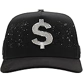 Ferreti Hats FT121 'The Cash' - Black Baseball Cap for Men and Women, Black Snapback Hats for Men, Mens Hats and Caps - Adjustable Size