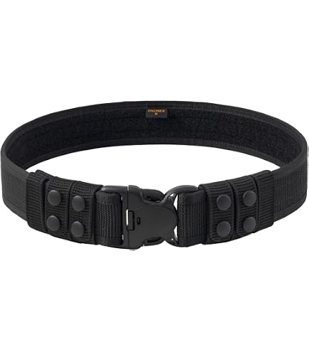 Amazon.com: BLACKHAWK Black Reinforced 2-Inch Web Duty Belt with