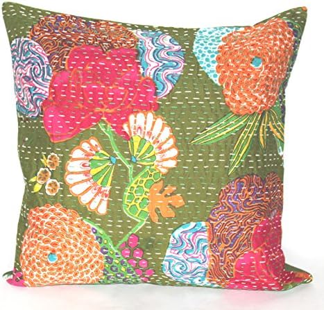Denika Handicrafts throw pillows pillow covers decorative kantha throw pillows decorative throw pillows throw pillow covers kantha pillow