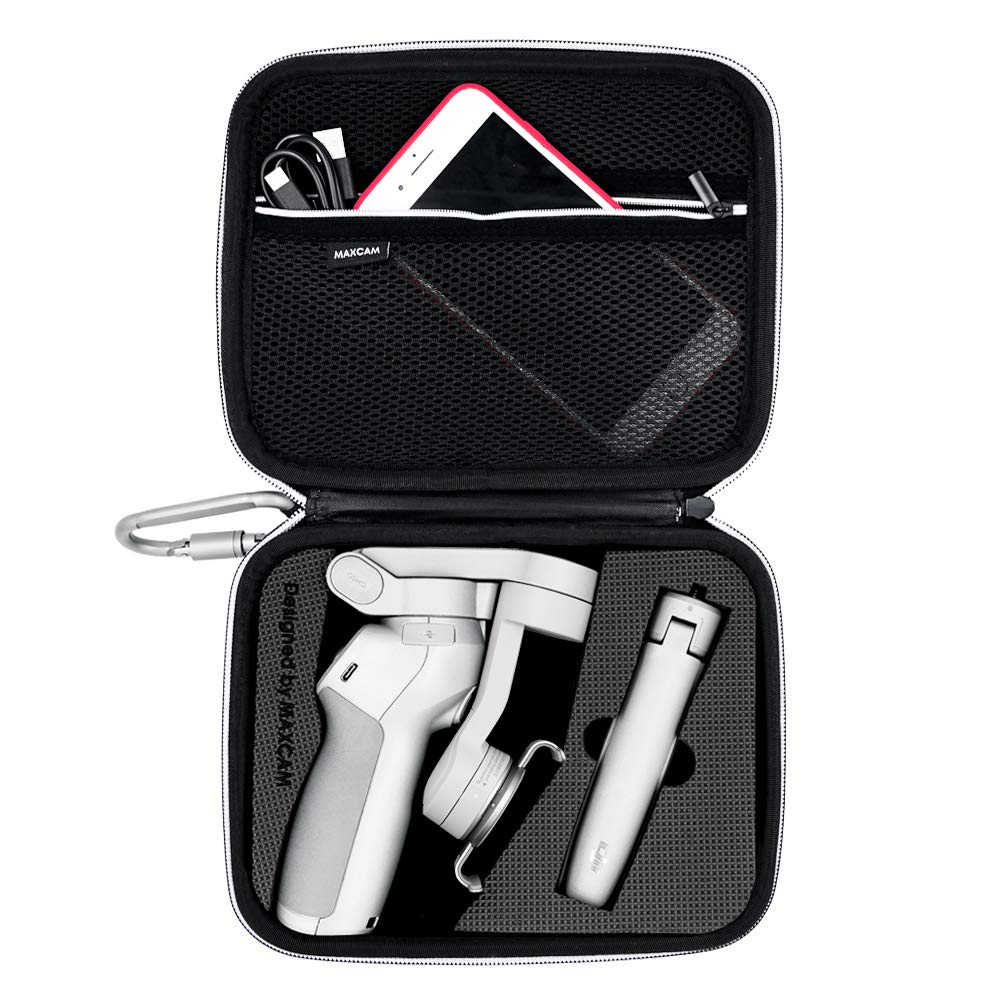 MAXCAM Carrying Case Compatible with DJI OM 4 / SE / DJI Osmo Mobile 3 + Grip Tripod (Osmo Mobile 3 and Accessories NOT Included)